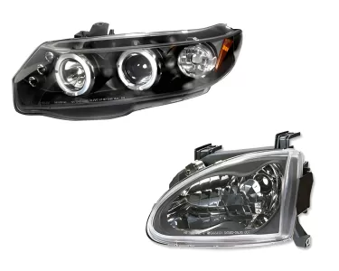 General Representation Nissan Xterra PRO Design Black Headlights