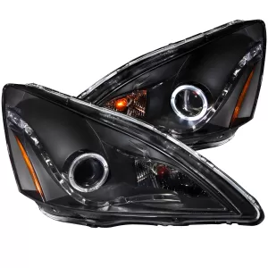 2007 Honda Accord CG Black Headlights