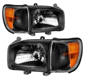 2004 Nissan Pathfinder CG Black Headlights