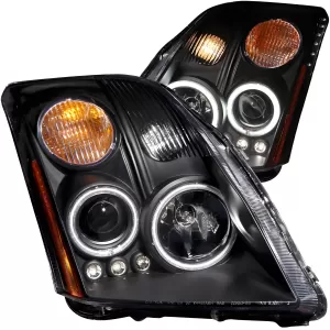 2012 Nissan Sentra CG Black Headlights