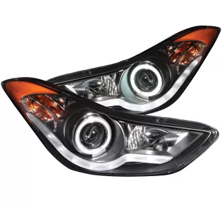 2011 Hyundai Elantra CG Black Headlights