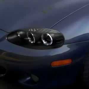 2003 Mazda Miata MX5 PRO Design Black Headlights