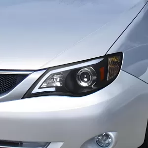 2008 Subaru Impreza PRO Design Black Headlights