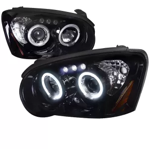 Subaru Impreza - 2004 to 2005 - All [All] (G Style) (Projector With Halo, LED Accent Lights) (Jet Black) (Not Compatible With OEM HID Lights)