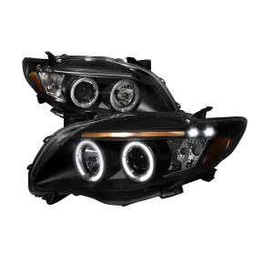 2010 Toyota Corolla PRO Design Black Headlights