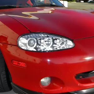 Mazda Miata MX5 - 2001 to 2005 - Convertible [All] (Projector With Halo, LED Accent Lights)