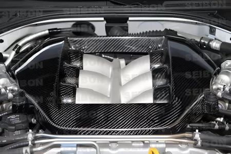 General Representation Nissan GTR Seibon Carbon Fiber Engine Cover
