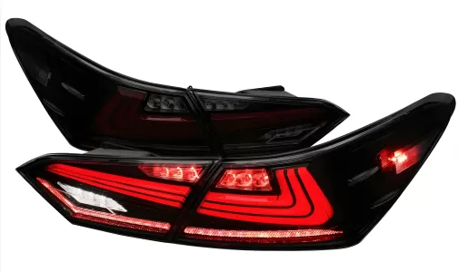 Toyota Camry - 2018 to 2022 - Sedan [All] (Gloss Black) (Smoked Lens) (Sequential LED Lights)