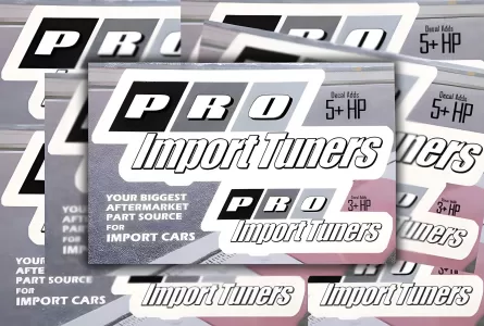 General Representation 2018 Toyota Prius PRO Import Tuners Die Cut Vinyl Decals