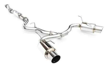 Subaru WRX STI - 2008 to 2014 - Hatchback [All] (Dual Polished Stainless Steel Tips) (With Resonator)