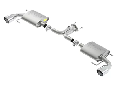 Mazda MAZDA3 - 2014 to 2018 - Hatchback [All] (S-Type Exhaust) (Rear Section Only) (Dual Polished Rolled Tips)
