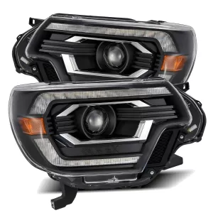 2014 Toyota Tacoma AlphaRex LUXX Series LED Projector Headlights