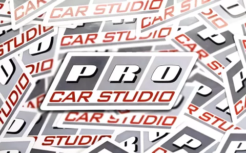 General Representation 2023 Toyota Camry PRO Car Studio Die Cut Vinyl Decal