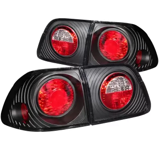 2000 Honda Civic CG Black Tail Lights