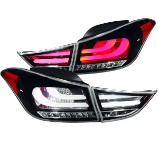 2012 Hyundai Elantra CG Black LED Tail Lights