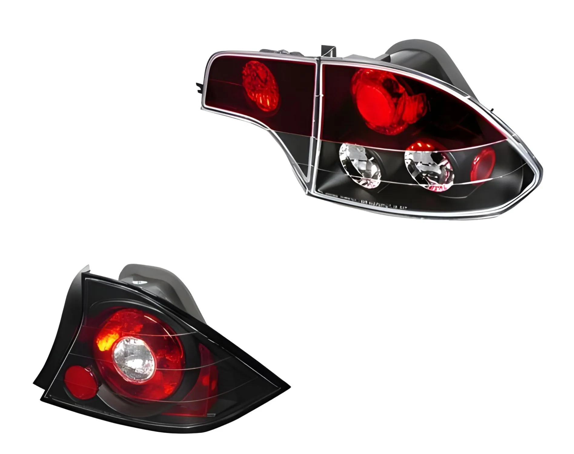 PRO Design Black Tail Lights for 1993 Mazda RX7