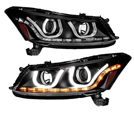 Honda Accord - 2008 to 2012 - 4 Door Sedan [All] (Projector With U-Bar Lights, LED Accent Lights)