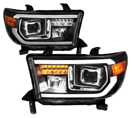 Toyota Tundra - 2007 to 2013 - All [All] (Full LED) (Projector With Dual LED Plank Style Accent Bars)