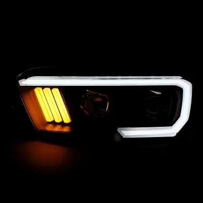 Toyota Tacoma - 2016 to 2023 - All [All] (For Models With LED DRL) (Projector With LED Plank Style Accent Bar, LED Turn Signal)