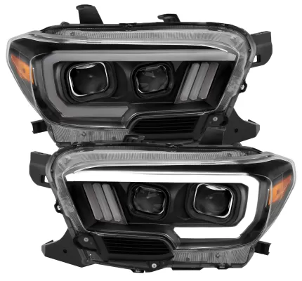 Toyota Tacoma - 2016 to 2023 - All [All] (For Models With LED DRL) (Projector With LED Plank Style Accent Bar, LED Turn Signal)