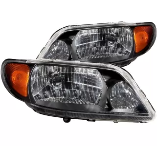 2003 Mazda Protege CG Black Headlights