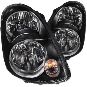 2003 Infiniti G35 CG Black Headlights