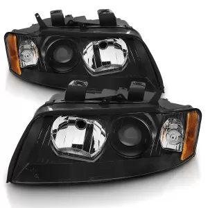 2004 Audi A4 CG Black Headlights