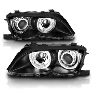 2003 BMW 3 Series CG Black Headlights