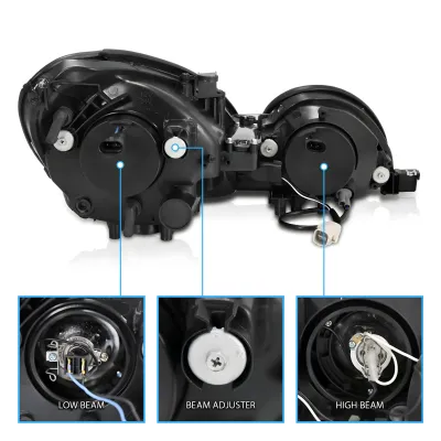 Lexus GS 300 - 1998 to 2005 - Sedan [All] (Projector With Dual Halo) (Not Compatible With OEM HID Lights)
