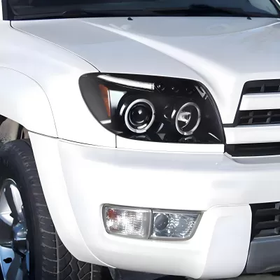 Toyota 4Runner - 2003 to 2005 - SUV [All] (Projector With Halo, LED Accent Lights) (Gloss Black)