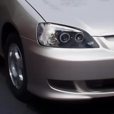 Honda Civic - 2001 to 2003 - 2 Door Coupe [All] _or_ 4 Door Sedan [All] (Projector With Halo, LED Accent Lights)