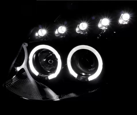 Infiniti G35 - 2003 to 2007 - 2 Door Coupe [All] (G Style) (Projector With Halo, LED Accent Lights) (Only Compatible with OEM HID Lights)