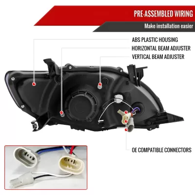 Toyota Corolla - 2011 to 2013 - Sedan [All] (Projector, LED Accent Lights)