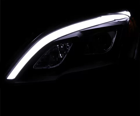 Honda CRV - 2007 to 2011 - SUV [All] (Projector, LED Accent Lights) (Matte Black)