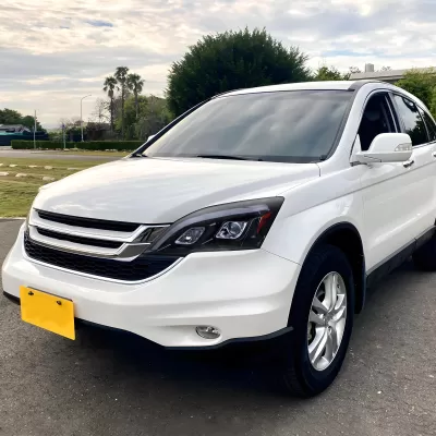 Honda CRV - 2007 to 2011 - SUV [All] (Projector, LED Accent Lights) (Gloss Black) (Smoked Lens)