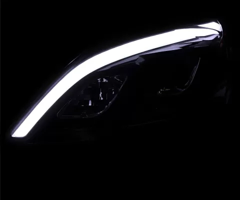 Honda CRV - 2007 to 2011 - SUV [All] (Projector, LED Accent Lights) (Gloss Black) (Smoked Lens)