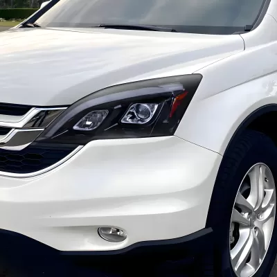Honda CRV - 2007 to 2011 - SUV [All] (Projector, LED Accent Lights) (Gloss Black) (Smoked Lens)