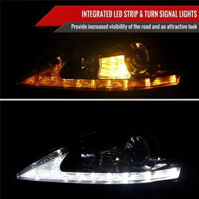 Lexus IS 250 - 2006 to 2009 - Sedan [All] (G Style) (Projector, SMD LED Lights) (Not Compatible With OEM HID Lights)