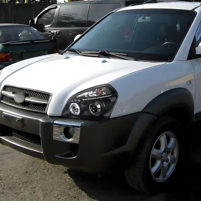Hyundai Tucson - 2005 to 2009 - SUV [All] (Projector, LED Accent Lights) (Matte Black)