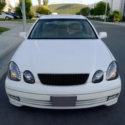 Lexus GS 400 - 1998 to 2000 - Sedan [All] (Projector With Halo, LED Accent Lights) (Matte Black) (Not Compatible With OEM HID Lights)