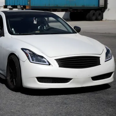 Infiniti Q60 - 2014 to 2015 - Coupe [All] (Projector, Fiber Optic LED Sequential Accent Lights) (Only Compatible with OEM HID Lights) (Includes Built-In Projector Fog Lights) (For Models Without AFS) (Matte Black)