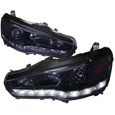 Mitsubishi Lancer Evo - 2008 to 2015 - Sedan [All] (G Style) (Projector, LED Accent Lights)