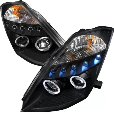 Nissan 350Z - 2003 to 2005 - All [All] (Projector, LED Accent Lights) (Not Compatible With OEM HID Lights)
