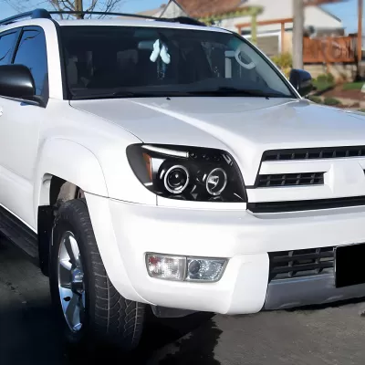 Toyota 4Runner - 2003 to 2005 - SUV [All] (Projector With Halo, LED Accent Lights) (Gloss Black)