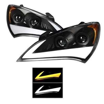 Hyundai Genesis - 2010 to 2012 - 2 Door Coupe [All] (Projector, Sequential LED Lights) (Not Compatible with OEM HID Lights)
