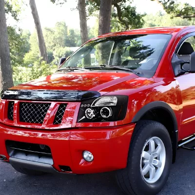 Nissan Armada - 2004 to 2007 - SUV [All] (Jet Black) (Projector With Halo, LED Accent Lights)