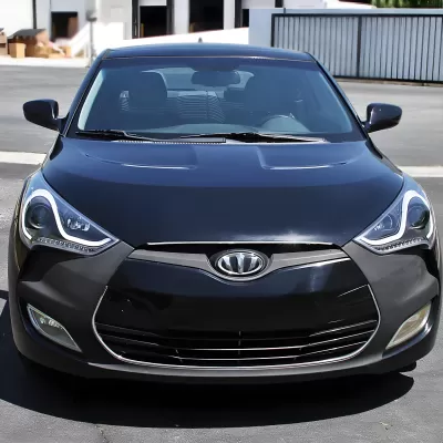 Hyundai Veloster - 2012 to 2017 - Hatchback [All] (Projector, LED Accent Lights) (Matte Black)