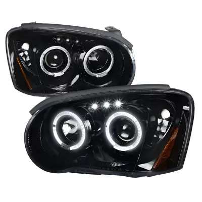Subaru Impreza - 2004 to 2005 - All [All] (Projector With Halo, LED Accent Lights) (Jet Black) (Not Compatible With OEM HID Lights)