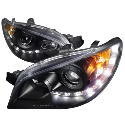 Subaru WRX STI - 2006 to 2007 - Sedan [All] (Projector, LED Accent Lights) (Not Compatible With OEM HID Lights)