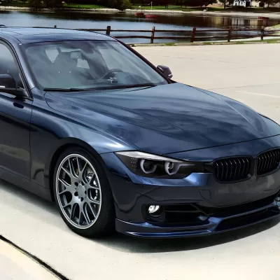 BMW 3 Series - 2012 to 2015 - 4 Door Sedan [All] (Projector, LED U-Accent Lights) (Jet Black) (LED Turn Signal) (With Xenon Lights) (Without AFS)